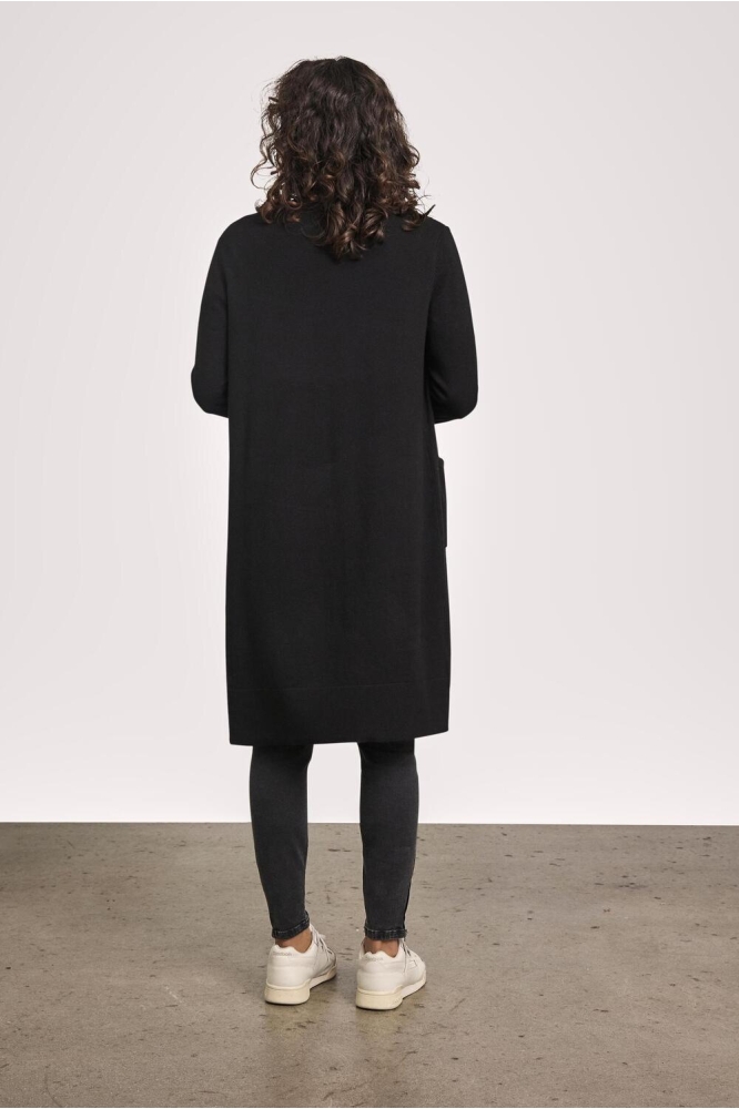 NMCITY L/S LONG CARDIGAN NOOS 27008836 Black